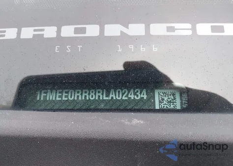 2024 Ford Bronco Raptor from USA, damaged, VIN 1FMEE0RR8RLA02434